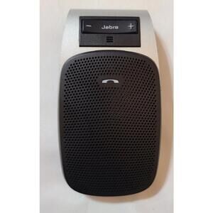 JABRA Drive Bluetooth In-car Speakerphone HFS-004 Hands Free Silver Tested Works